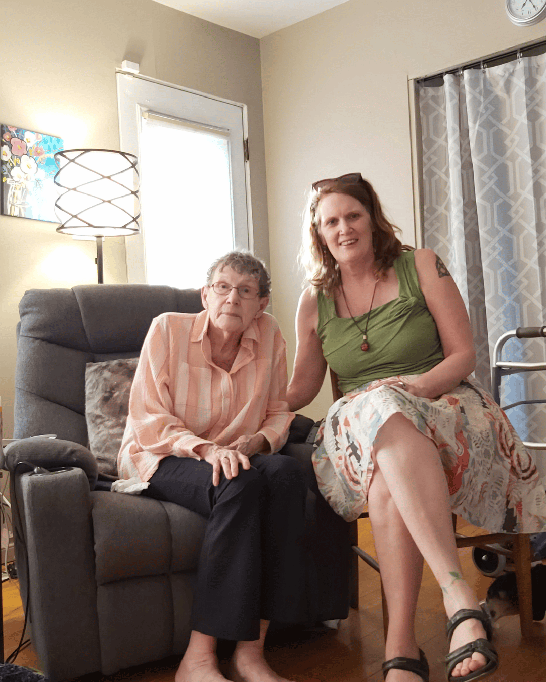 Pam Fichtner and grandma